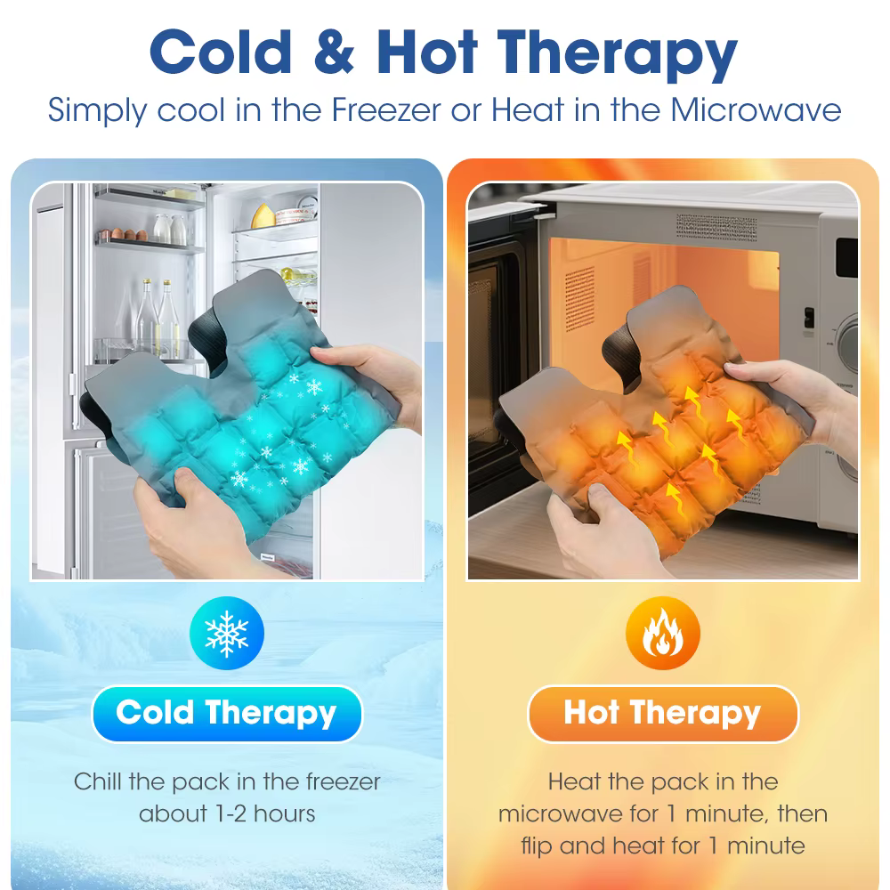 Enveloppe de glace pour le genou pour blessures