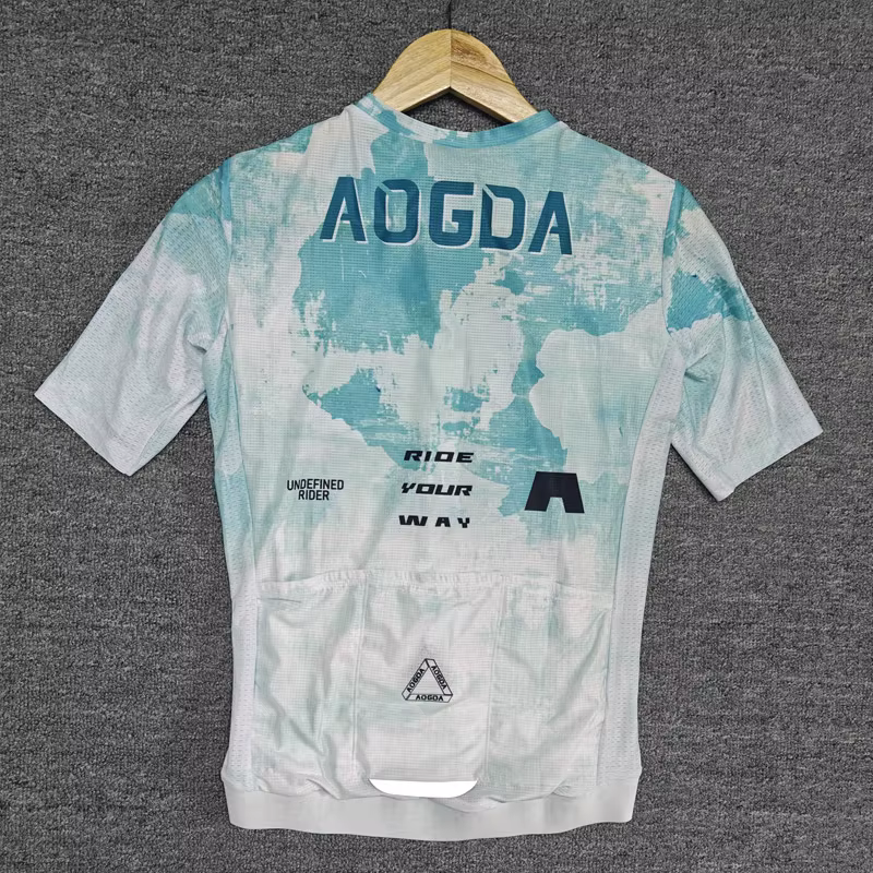 AOGDA Maillot de cyclisme léger à manches courtes