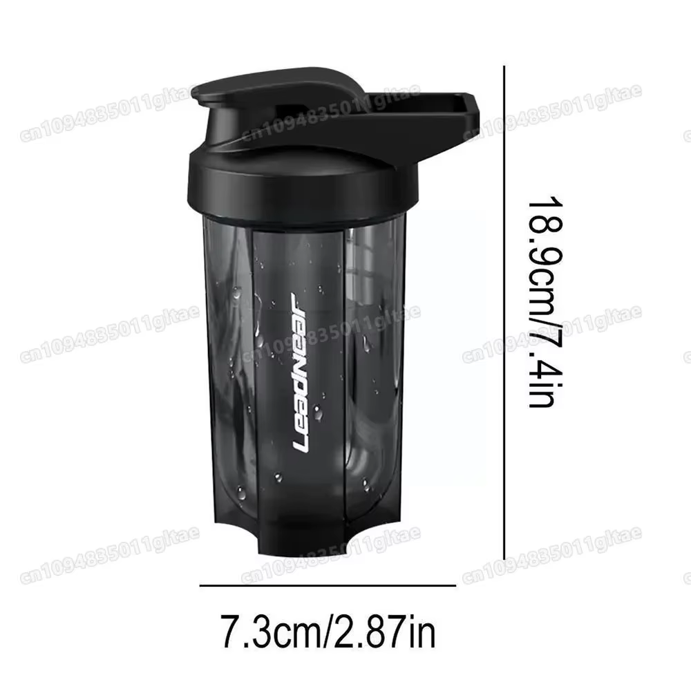 Bouteille de sport portable R30Max pour mélanger les protéines en poudre en extérieur +
