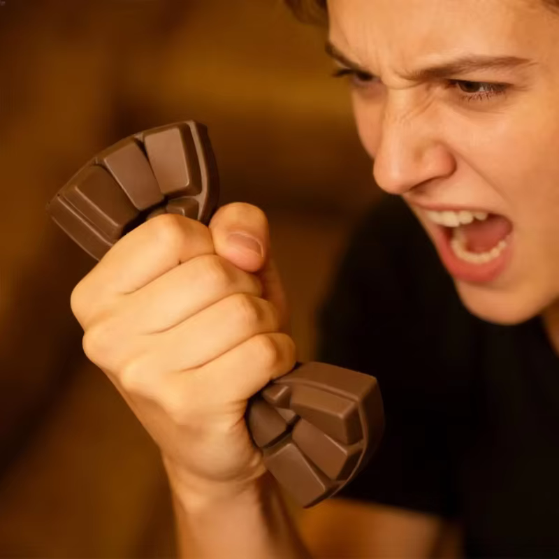 Grande barre de chocolat jouet d'extrusion, jouet de simulation alimentaire, rebond lent et doux, jouet de relaxation et de décompression, cadeau de fête. Jouets à presser