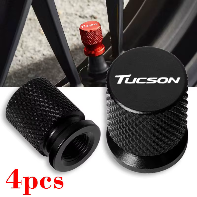Bouchons de Valve de pneu de roue de voiture, accessoires pour Hyundai Tucson, couvercles de tige de pneu, étanche à la poussière d'air