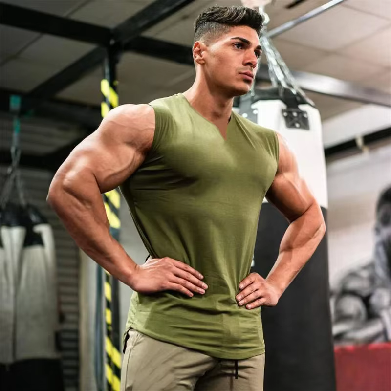 Débardeurs de musculation en coton pour hommes