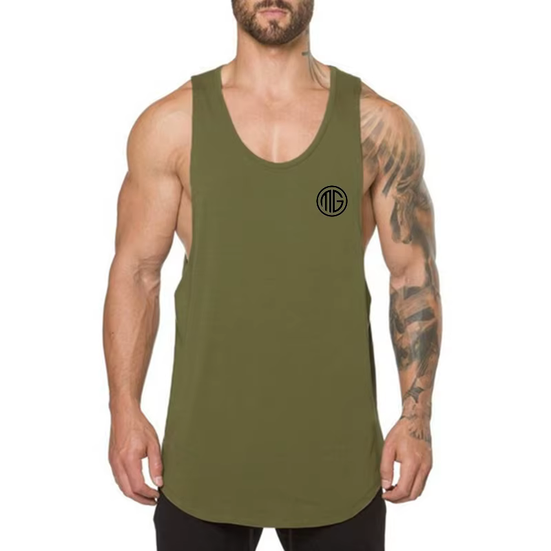 Muscleguys Débardeurs de sport en coton pour hommes