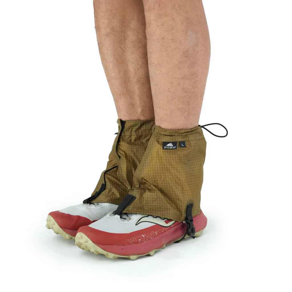 Les guêtres hautes unisexes ultralégères 3F UL GEAR sont courir pour empêcher les roches de sable