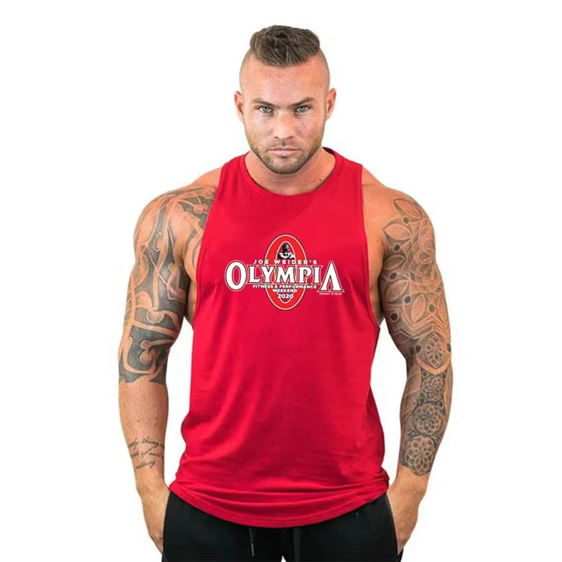 Hommes sport gymnase marque entraînement débardeur décontracté vêtements musculation mode respirant Muscle Fitness Singlets gilet sans manches