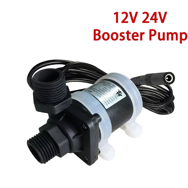 Pompe à eau sans balais avec 4 Points filetés, chauffage au sol, silencieux, IP68, DC 12V 24V