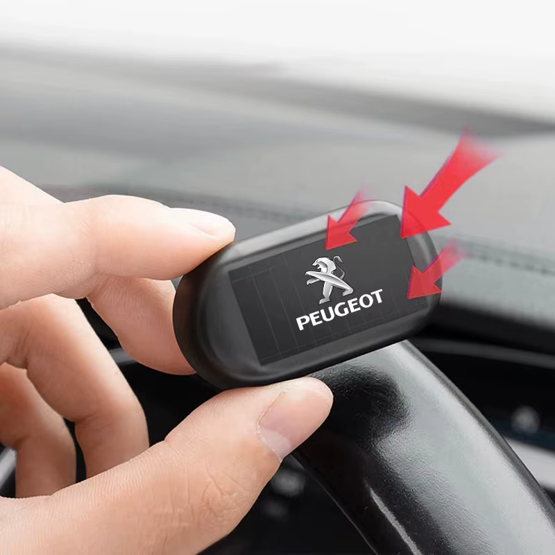 Accessoires de voiture sans fil : Capuchons de lampe LED clignotants antivol pour Peugeot 206 3008 208 508 2008 307 308 207 407