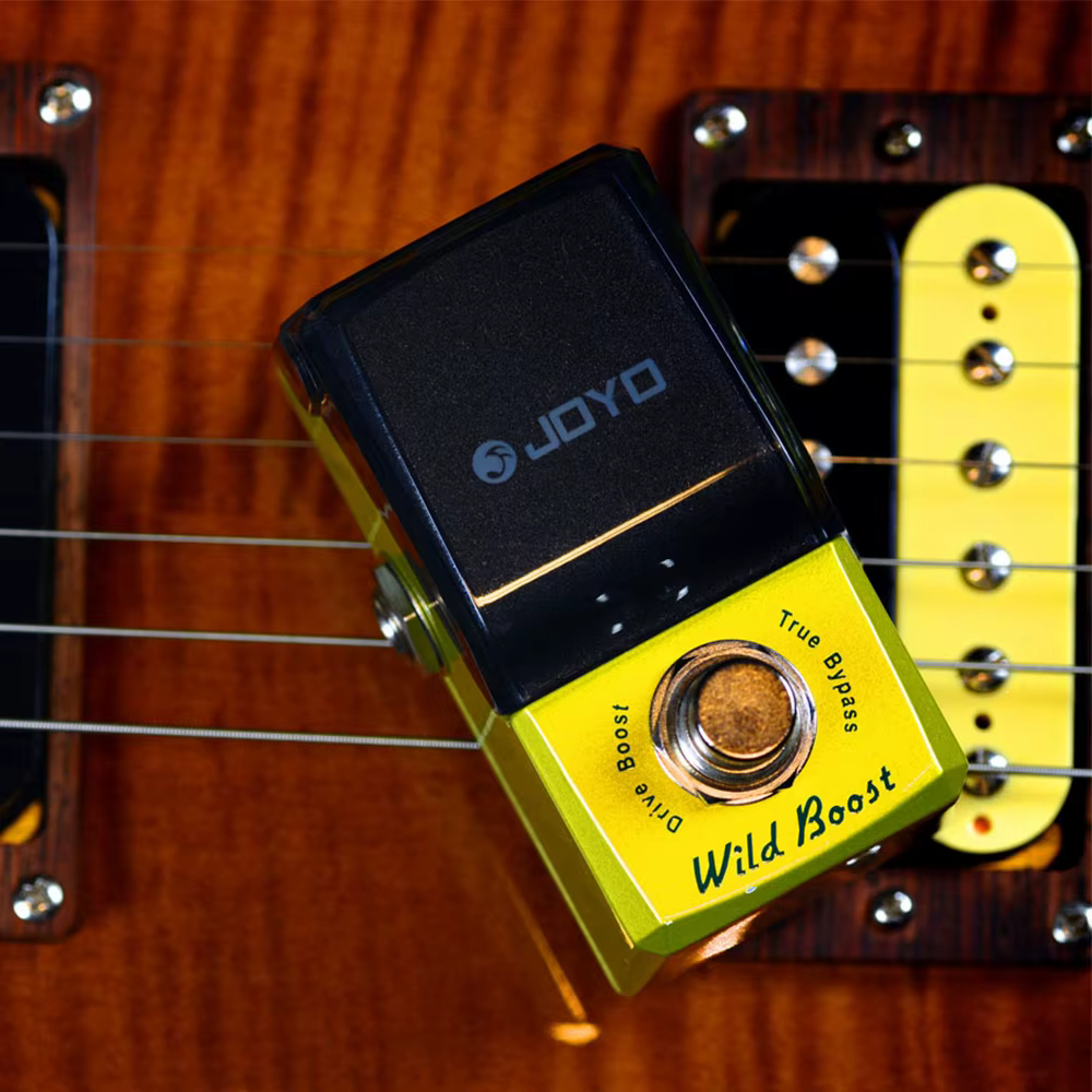 JOYO JF-302 WILD BOOST pédale de guitare double bande EQ Exciter/effet Overdrive avec Gain de 12dB pour les sons sales et indomptées
