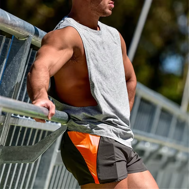 Débardeurs de sport pour hommes en coton