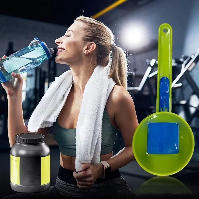 Cuillère doseuse multifonctionnelle anti-fuite pour protéines en poudre