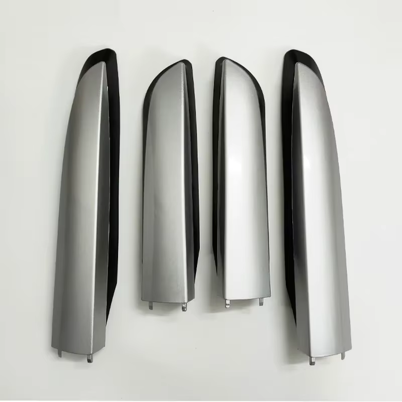 Coque d'extrémité de rail de barre de bagage de toit argenté T1, remplacement de couverture, Toyota RAV4, 2014, 2015, 2016, 2017, 2018, 2019, 2020, 2021