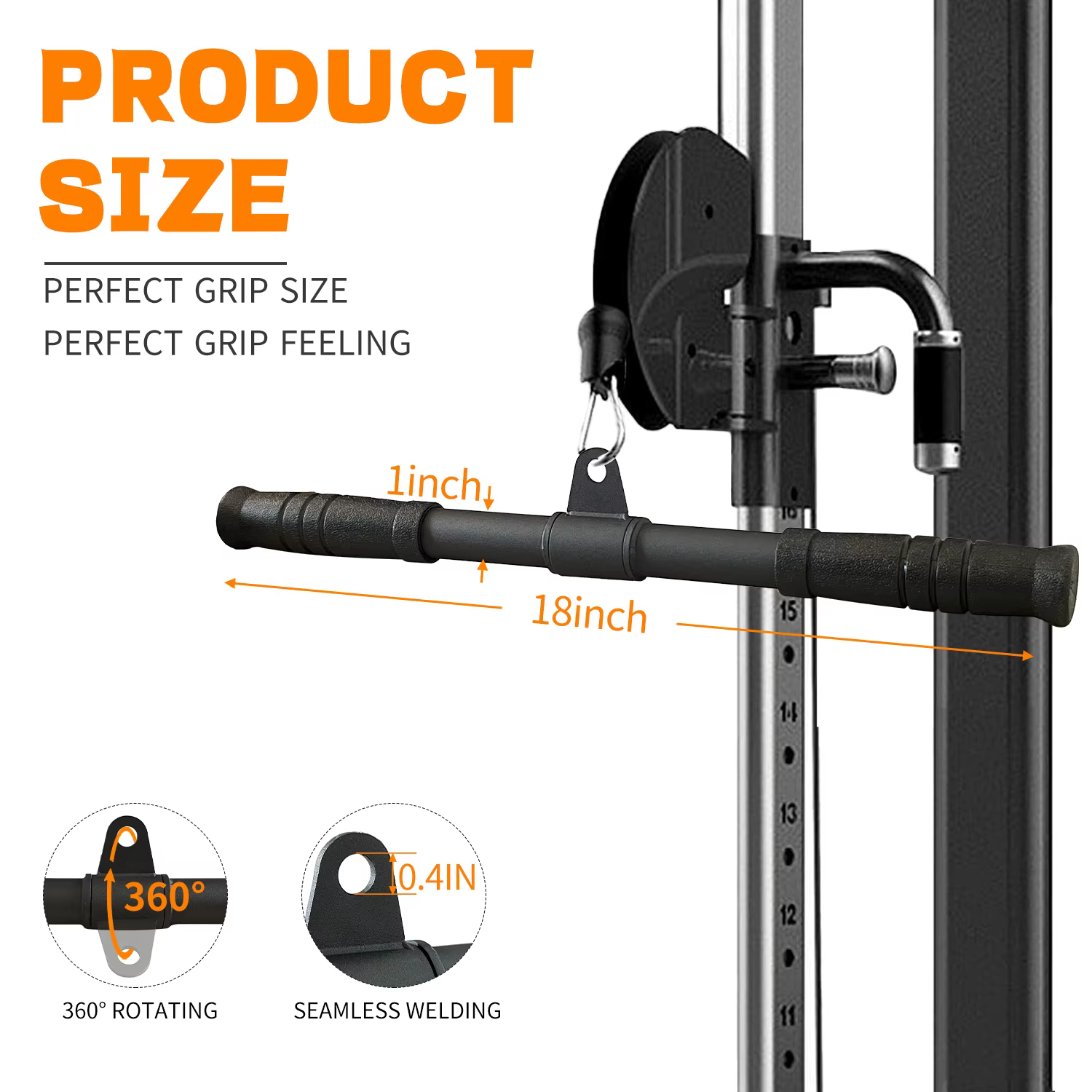 Barre droite pour triceps