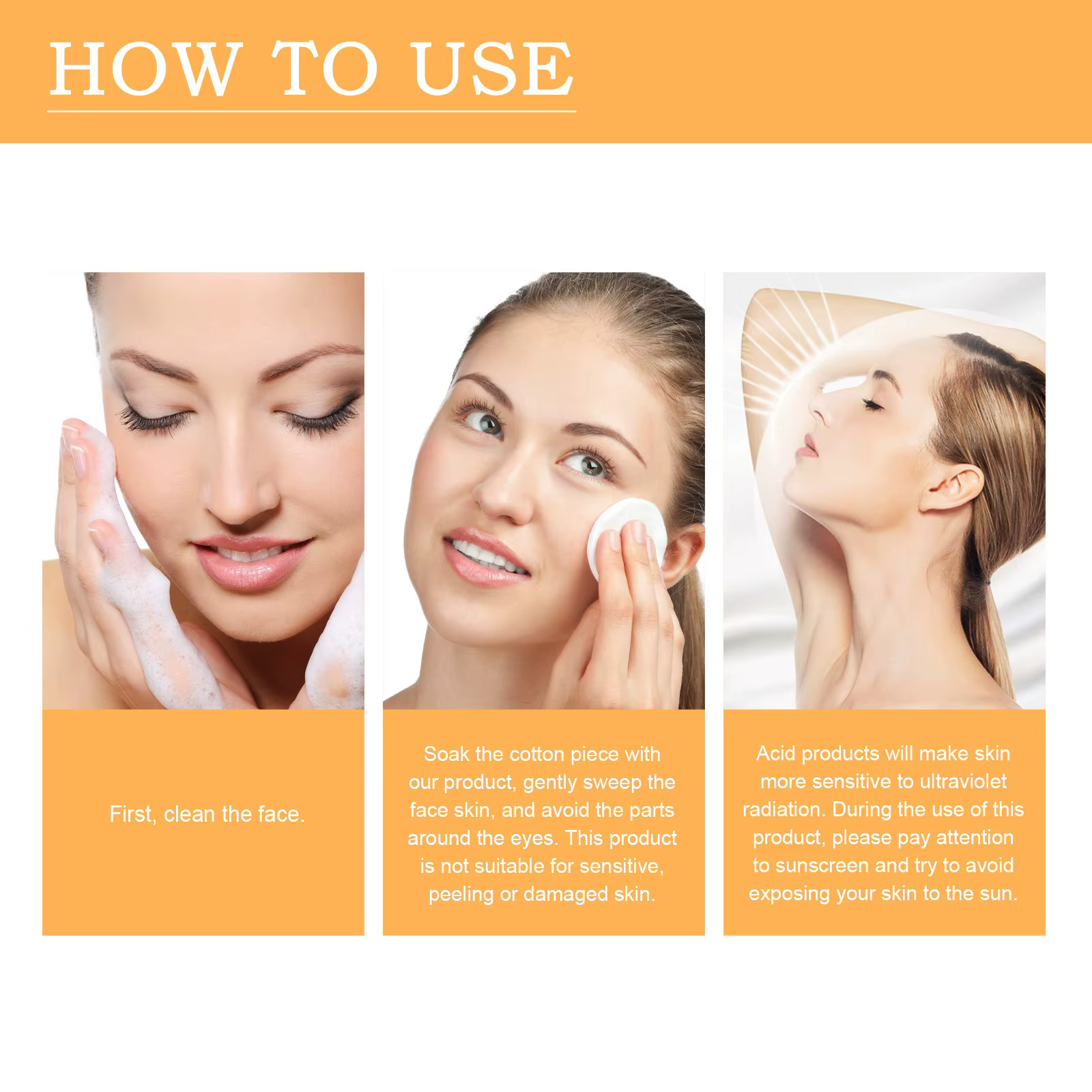 Solution tonifiante à l'acide glycolique 7%, dissolvant d'acné ordinaire, Lifting, raffermissant, rides, brillant, soins pour la peau du visage, Toner à l'acide glycolique