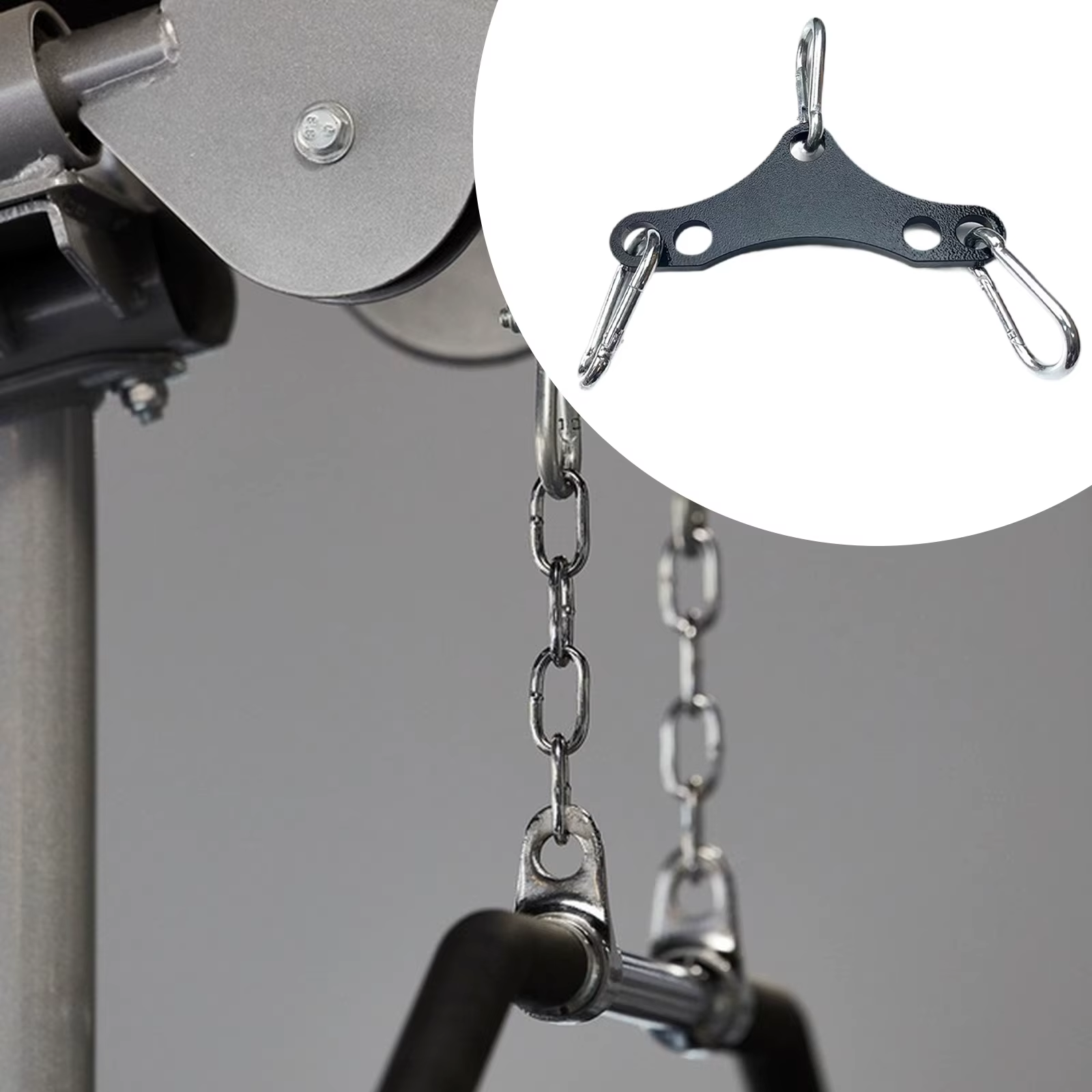 Plaque adaptatrice pour machine à câble de musculation