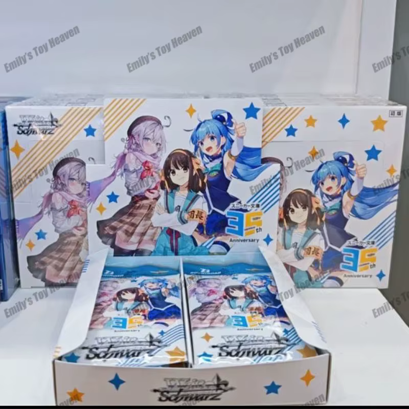 En Stock 100% Original Weiss Schwarz Kadokawa Sneaker Bunko Vol.2 TCG cartes Booster boîte affichage cartes à collectionner cadeaux