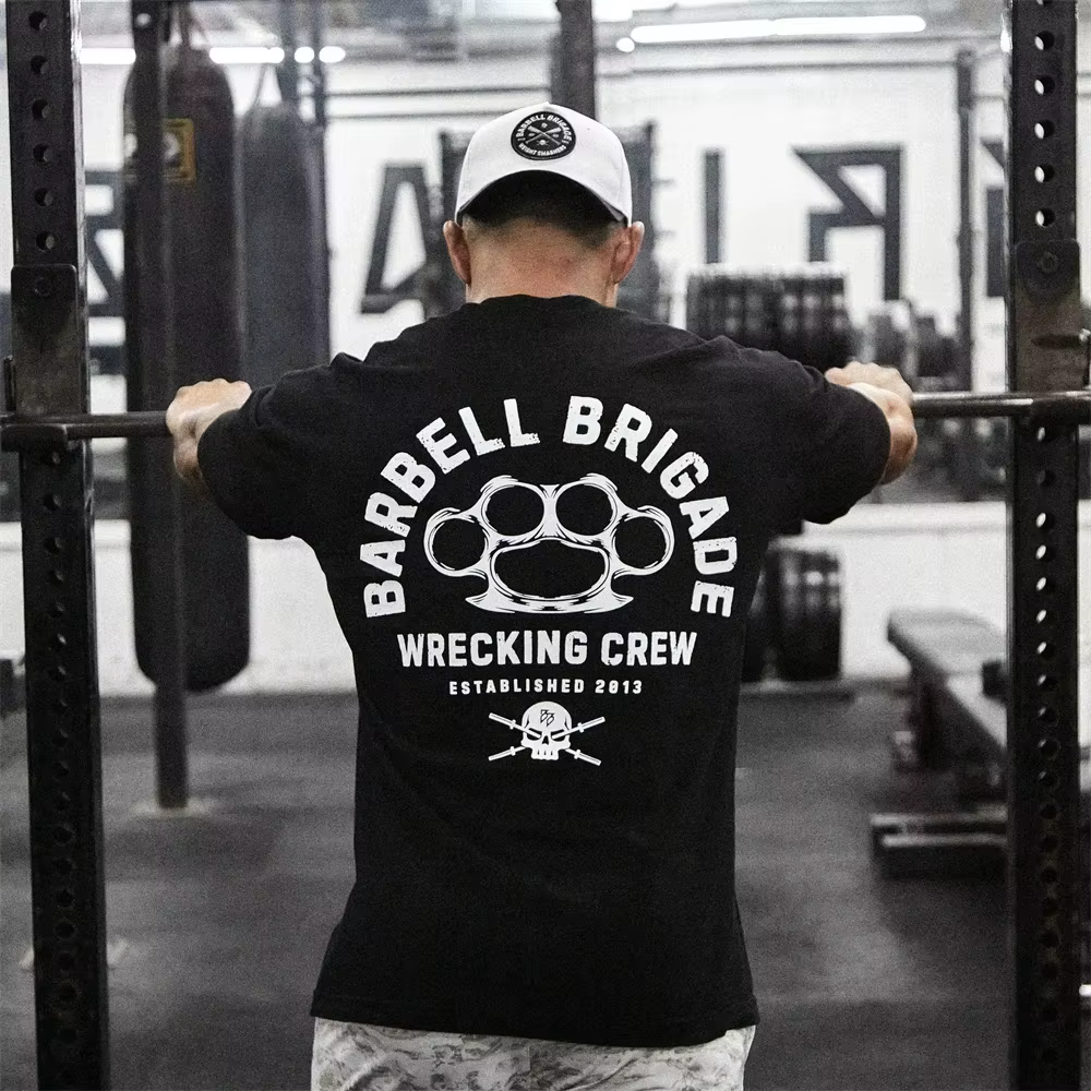 T-shirt de sport et de fitness Barbell Brigade pour hommes et femmes
