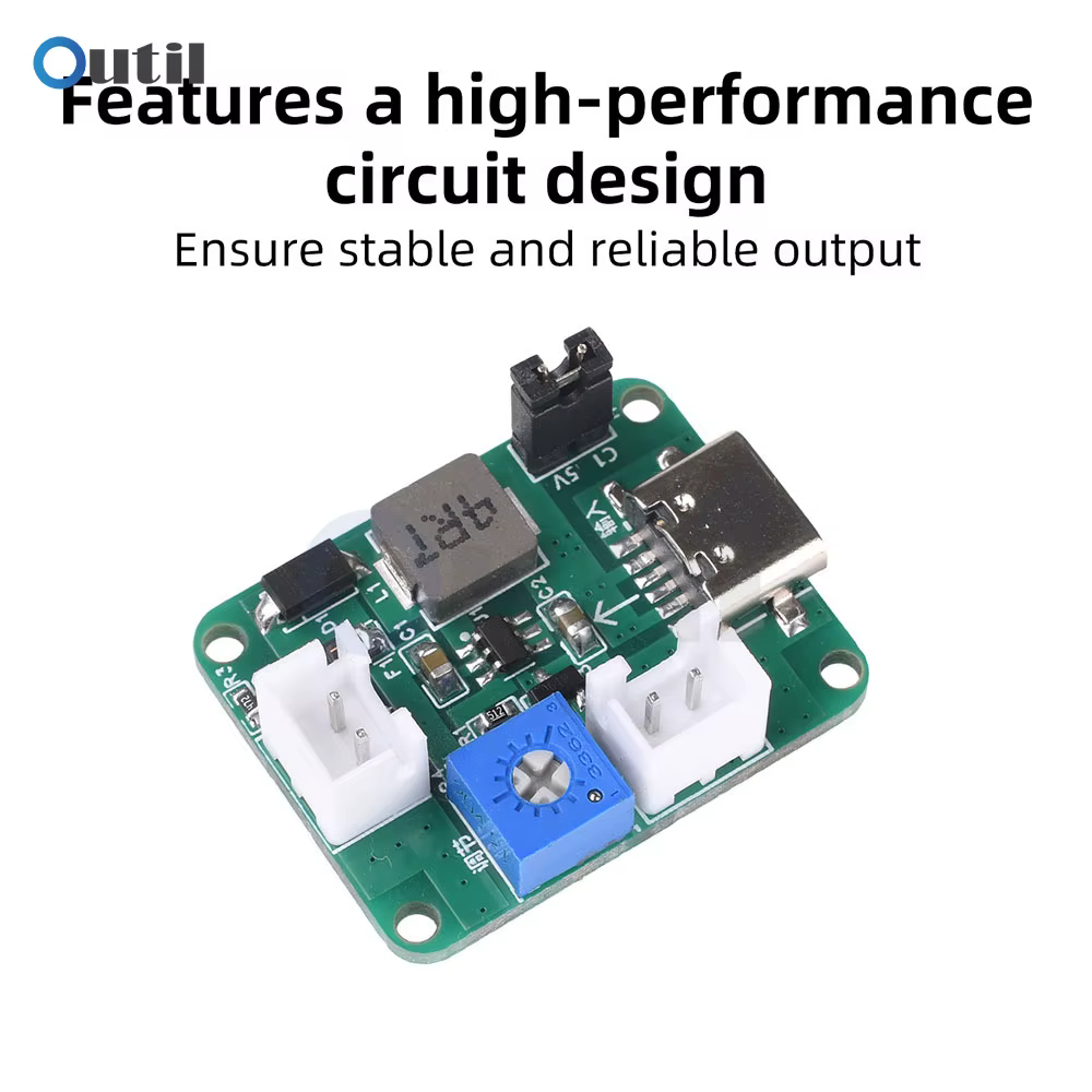 Module convertisseur boost réglable à double entrée 3-6V vers sortie 5V 9V 12V 24V avec protection contre les courts-circuits pour projets DIY