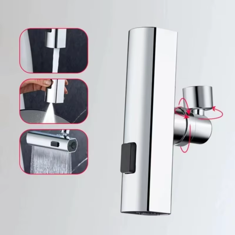 Robinet de cuisine cascade flux pulvérisateur tête pulvérisateur filtre diffuseur économie d'eau buse robinet connecteur mélangeurs robinet accessoire