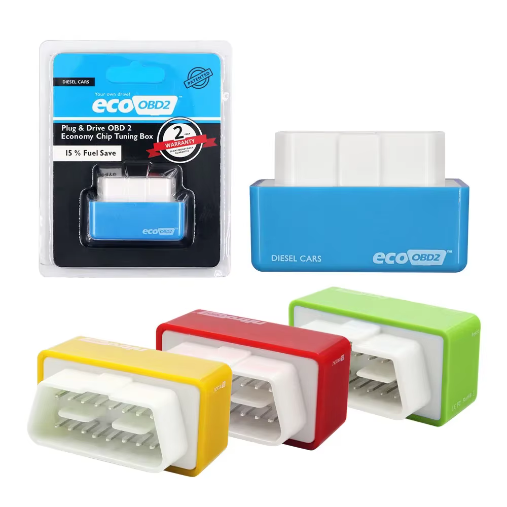 Nitro ECO OBD2 lecteur de puce d'économie de carburant camion automobile amélioré Mini boîte de réglage OBDII outil de réglage du couple électrique ECOOBD2 double plaque