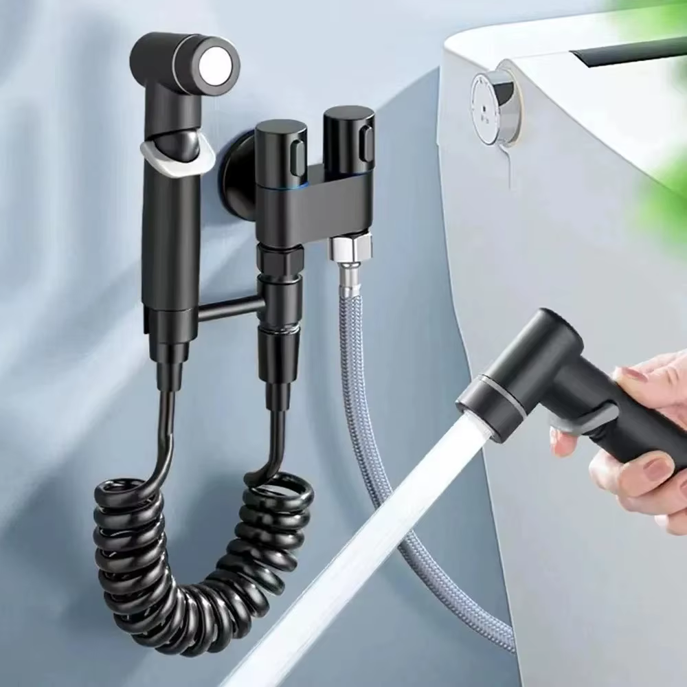Bidet de nettoyage de toilettes, ensemble de pulvérisateur de toilettes, eau froide, accessoires de Toilette portables, lavage de salle de bains à main, Douche anale
