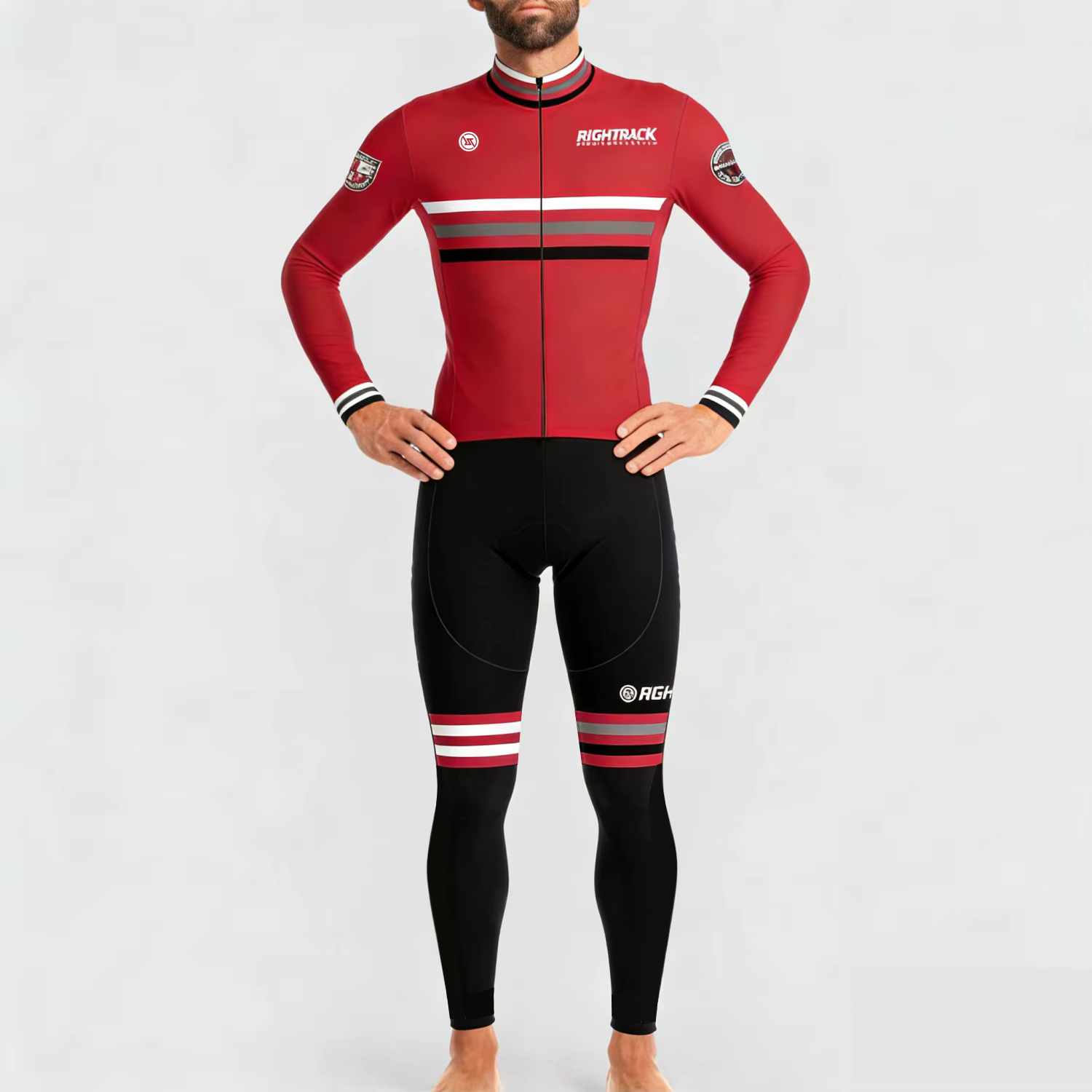 Combinaison de triathlon d'hiver en polaire thermique