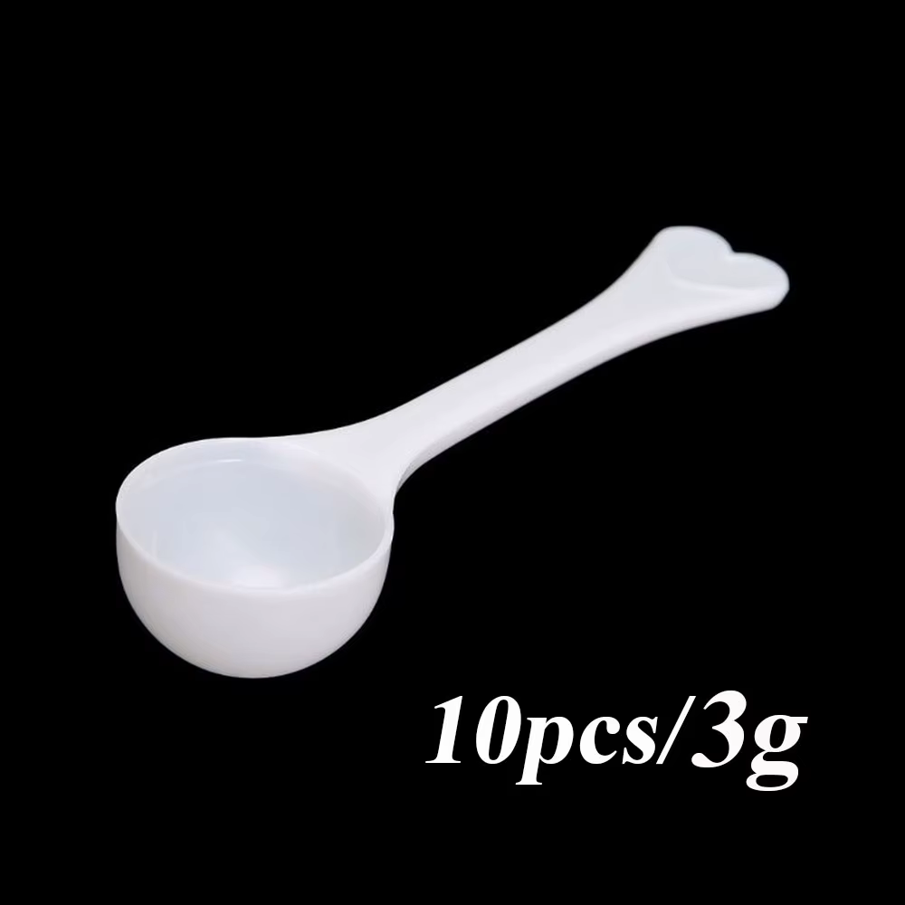 Lot de 10 cuillères doseuses en plastique pour protéines en poudre