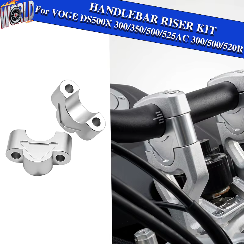 Kit de rehausseurs de guidon pour moto VOGE DS500X 300AC 350AC 500AC 525AC 300R 520R 500R – Serre-guidon et rehausseur de guidon