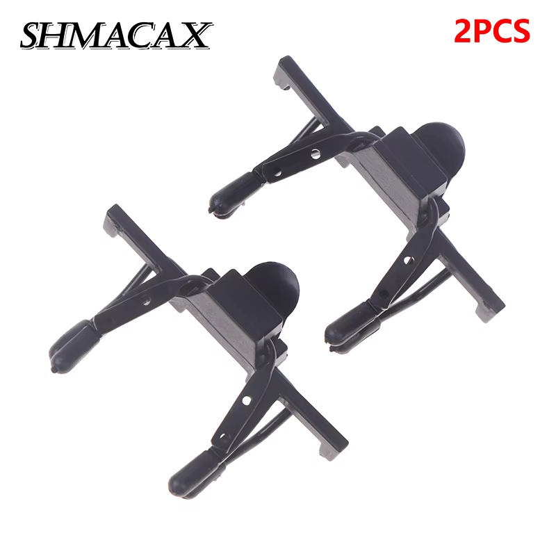 2 pièces pince de montage accessoires dentaires pour lunettes Loupe binoculaire médicale Loupe LED dentiste Surgiacl phare lampe frontale
