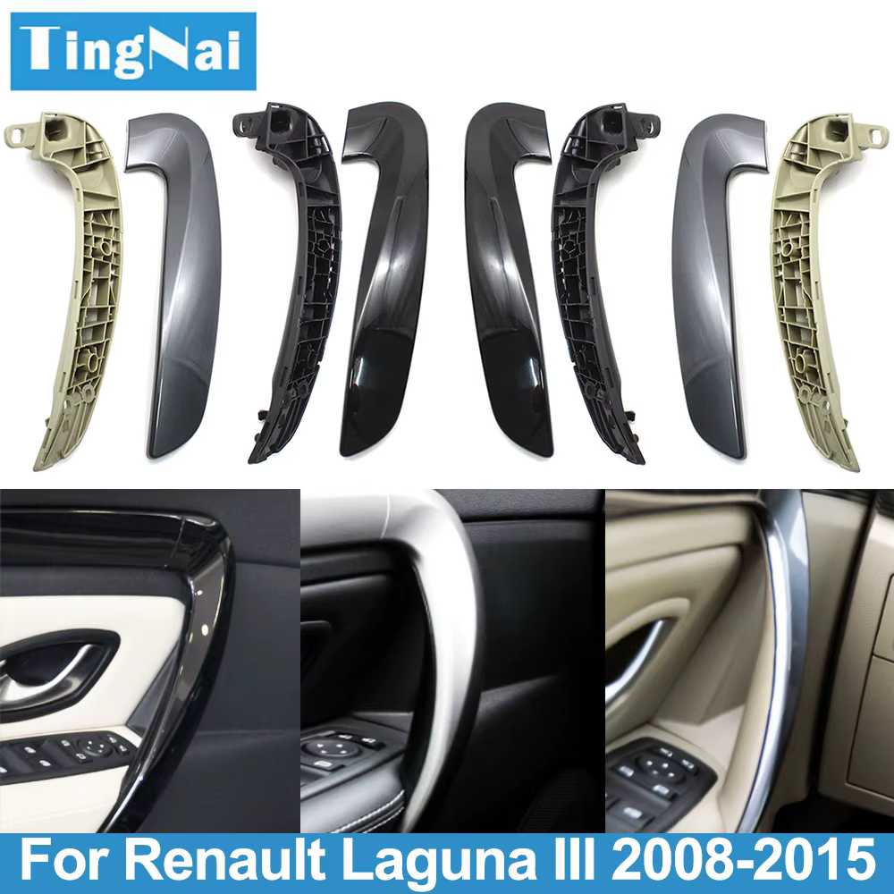 Poignée de porte intérieure avant gauche droite avec couvercle pour Renault Laguna 3 III 2008-2015 809010416 809000399 809540006R