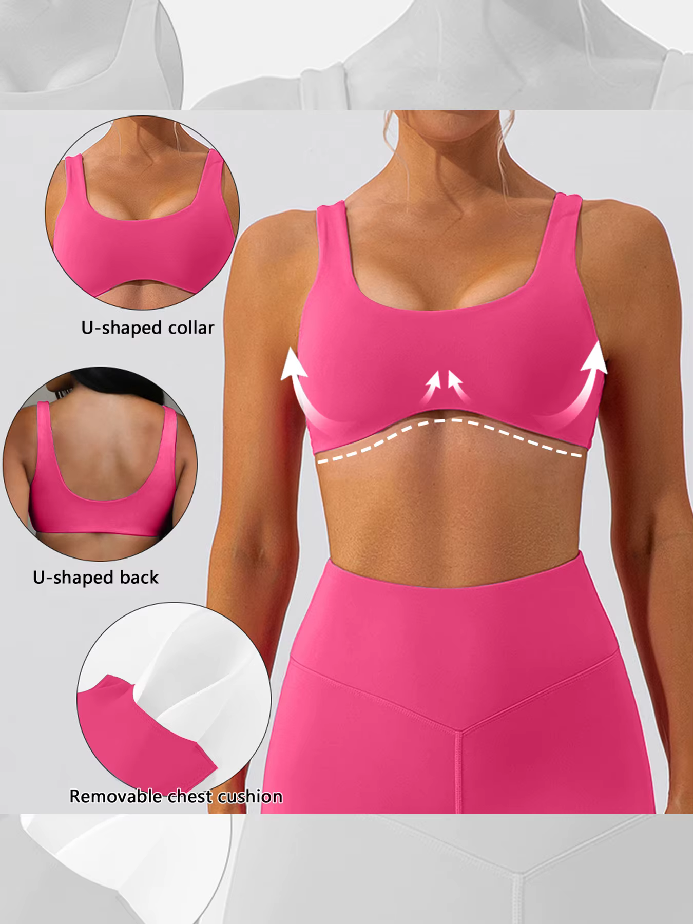 Vêtements de yoga brossés double face