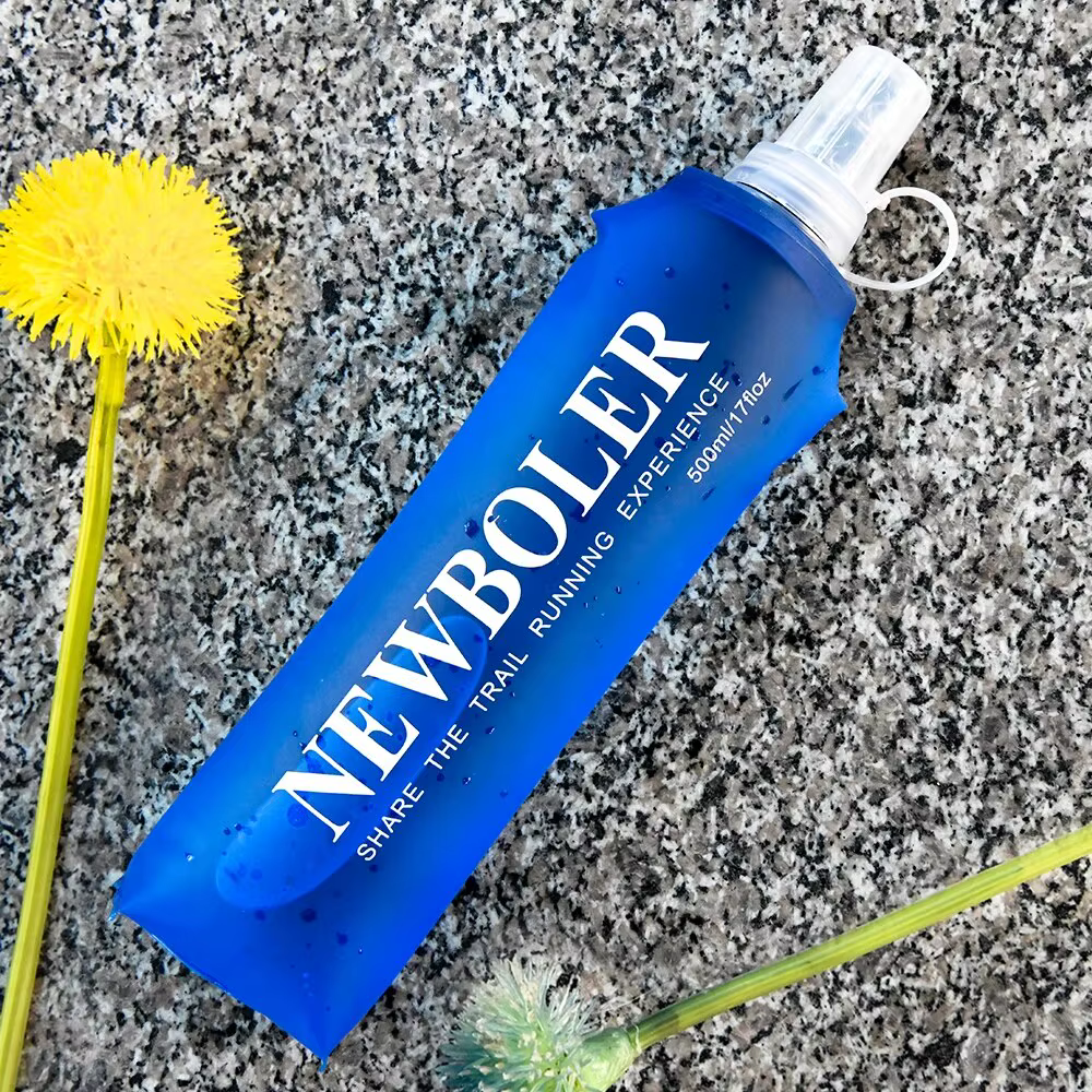 NEWBOLER 250 ml 500 ml bouteille d'eau TPU pliant flacon souple Sport