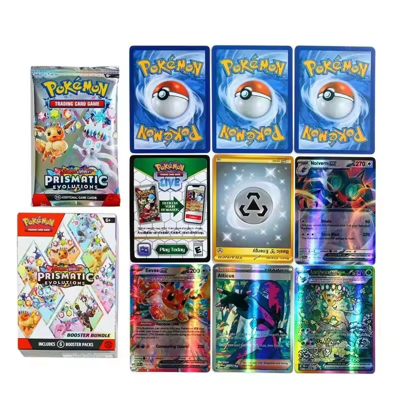 Cartes Pokémon Prismatic Evolutions Destined Rivals Phantasmal Card Mega Evolution 151 Booster Battle Transaction Collected Gifts