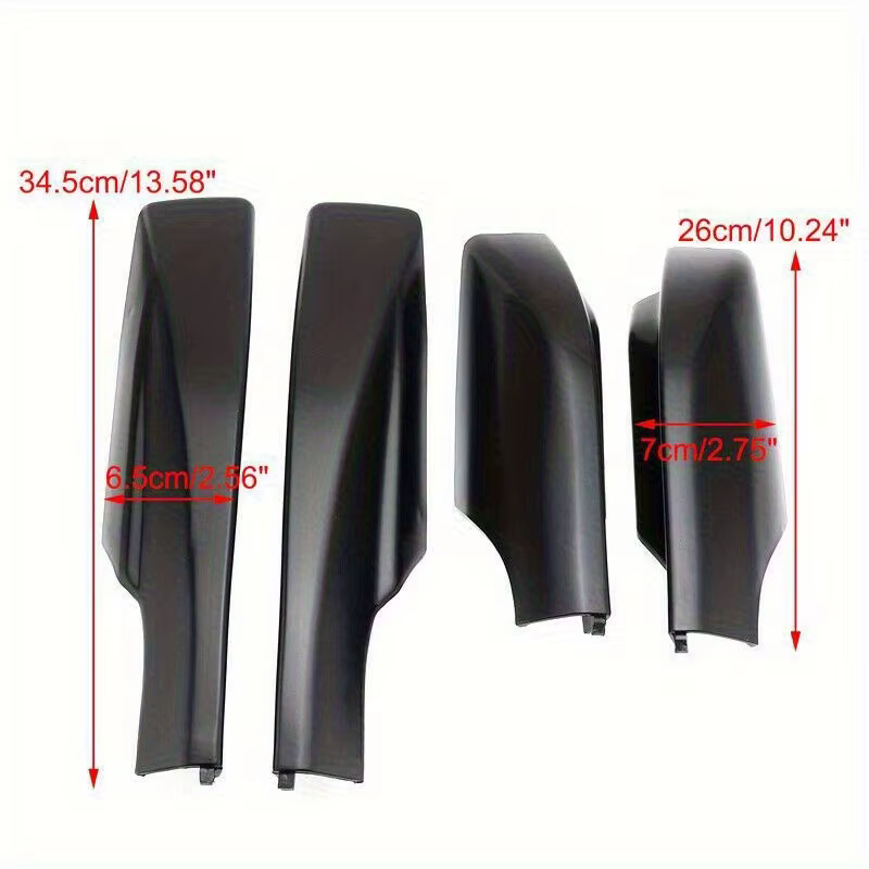Couvercle de galerie de toit de voiture, 4 pièces, pour Toyota RAV4 2006 2007 2008 2009 2010 2012, embout de Rail de galerie de toit ABS, couvercle de protection de remplacement