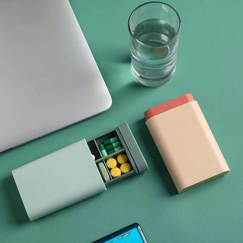 Mini petite boîte à vitamines de voyage Portable
