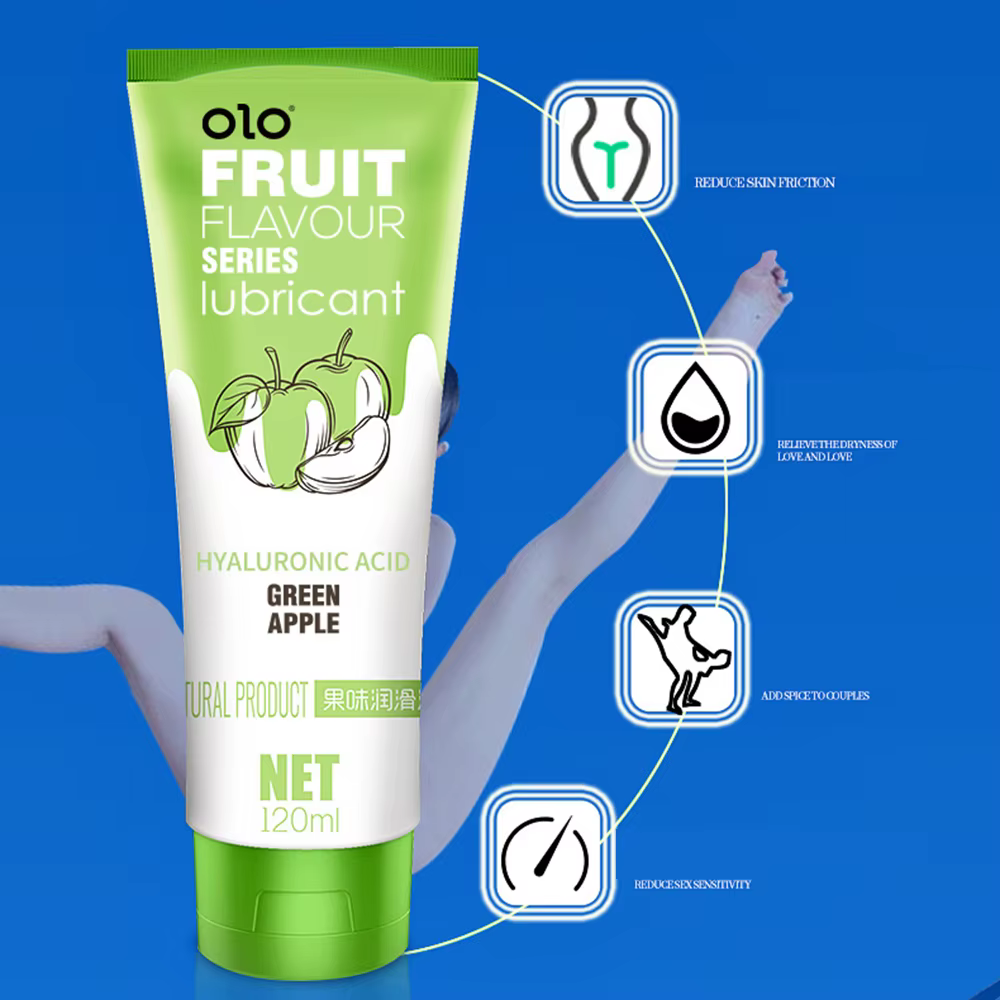 Lubrifiant à saveur fruitée léchable pour sexe Oral, acide hyaluronique, lubrifiant sexuel à base d'eau, sexe Anal pour adultes, Accessoires sexuels
