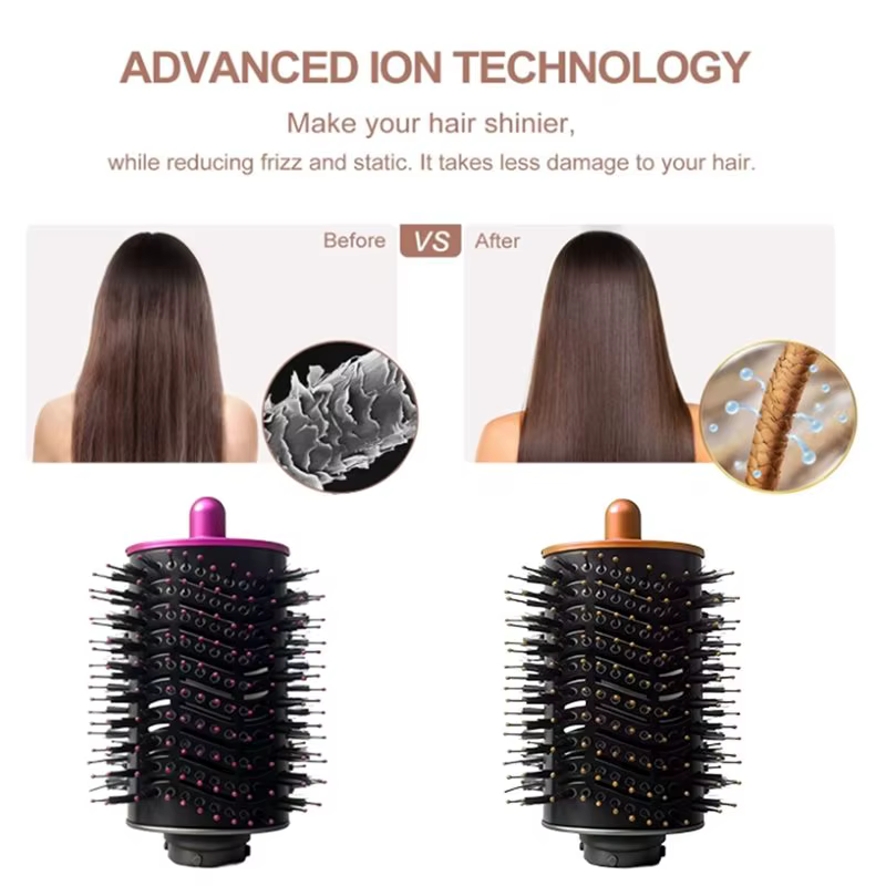 AD-pour Dyson Airwrap accessoire peigne lissant buse d'air brosse volumisante brosse ovale chauffée brosse à Air chaud