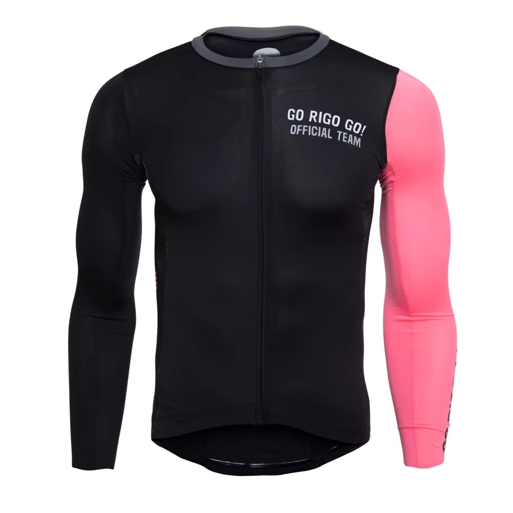 Go Rigo Go-Maillot de cyclisme à manches longues pour homme