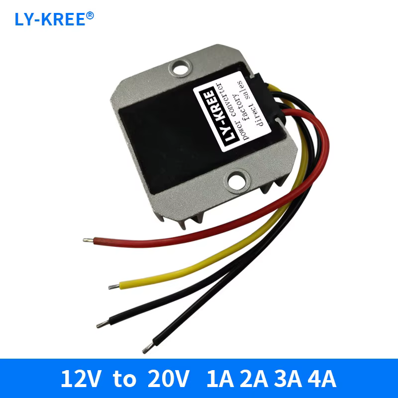 Convertisseur élévateur de tension 12V vers 20V 1A 2A 3A 4A, Module d'alimentation DC Boost, Transformateur Booster 12V vers 20V