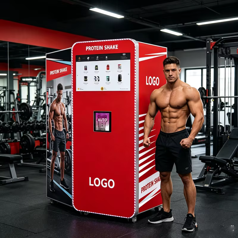 Distributeur automatique de boissons protéinées Protein Power pour les salles de sport