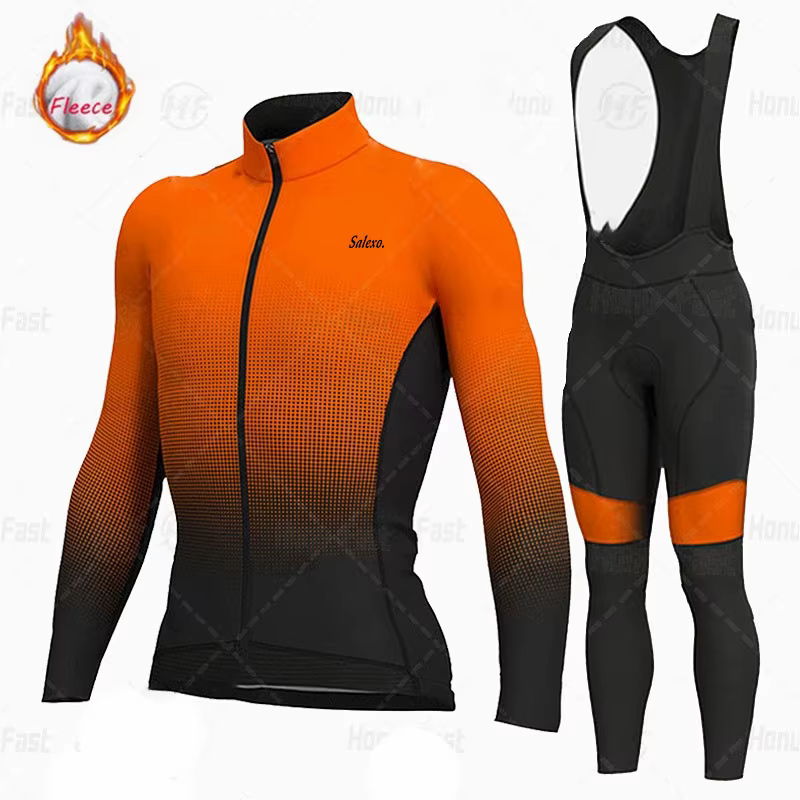 Ensemble de maillot de cyclisme d'hiver pour hommes 2026