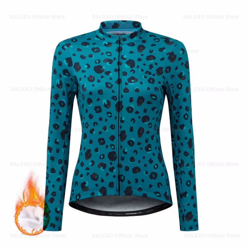 Maillot de cyclisme d'hiver pour femme