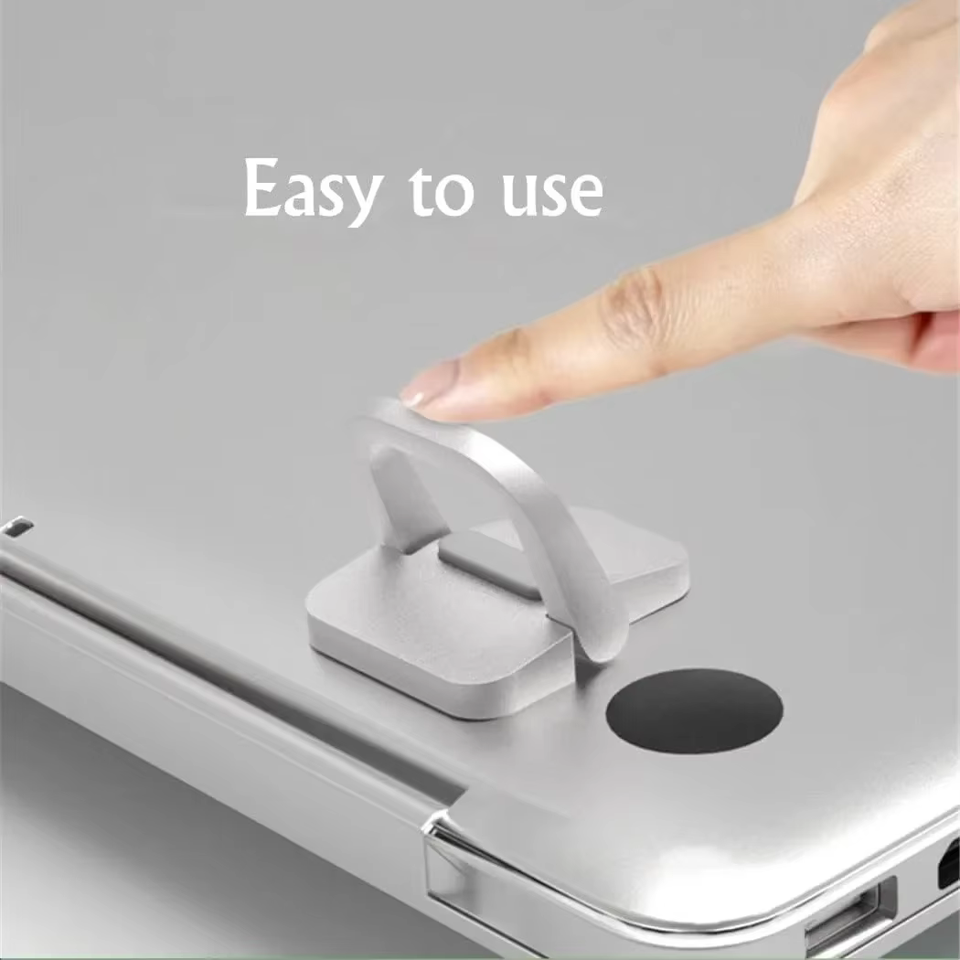 2 pièces en alliage d'aluminium accessoires pour ordinateur Portable support pour ordinateur Mini pieds portables pour Macbook support d'ordinateur