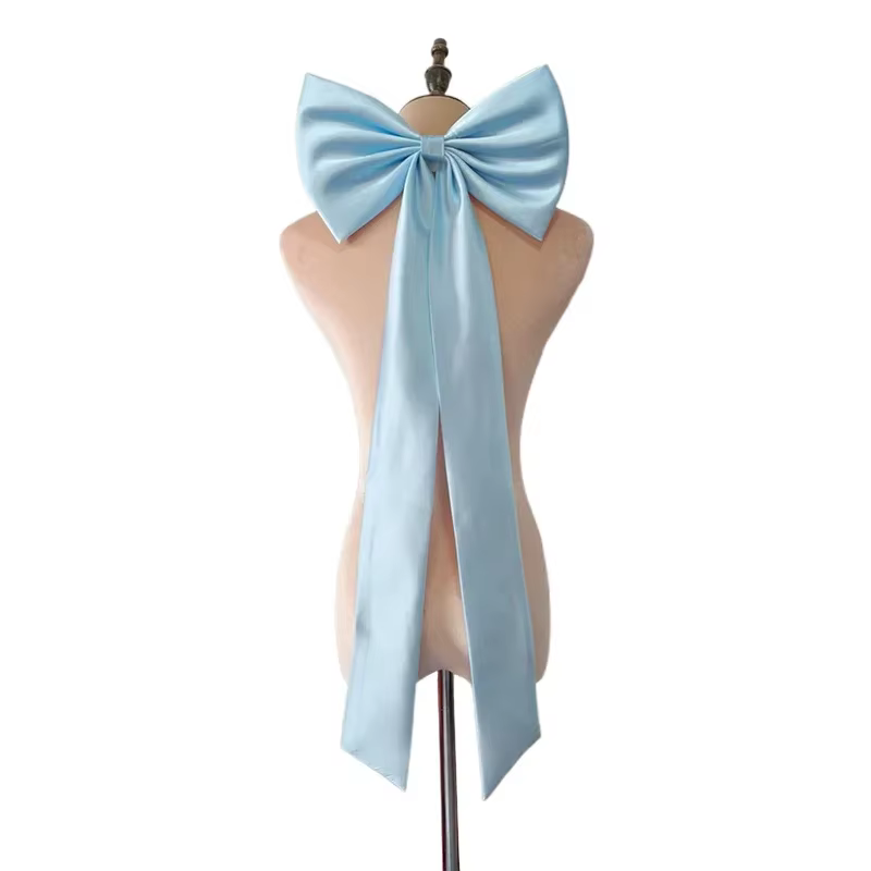 Accessoire de nœud papillon de mariage pour robe de mariée détachable avec épingle, robe de mariée élégante assortie, nœud décoratif à faire soi-même
