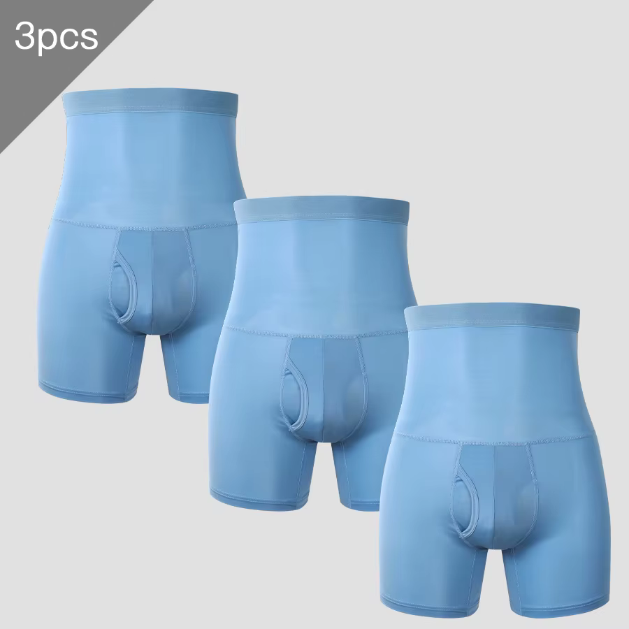 Sous-vêtements de sport pour hommes 3 pièces: taille haute