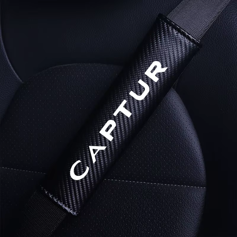 Housse de ceinture de sécurité de voiture, housse de ceinture de sécurité réglable, housses de sangle d'épaule pour renault Captur, accessoires, coussin de rembourrage de ceinture de sécurité
