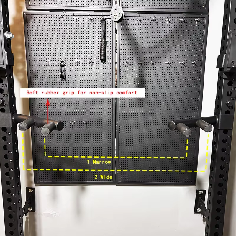 Accessoire de barre de dips pour rack de musculation 3x3 pouces
