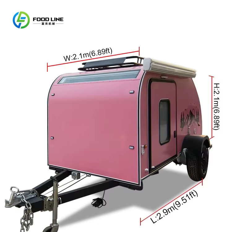 Caravane tout-terrain, camping-car et RV, remorque de camping pour voyages