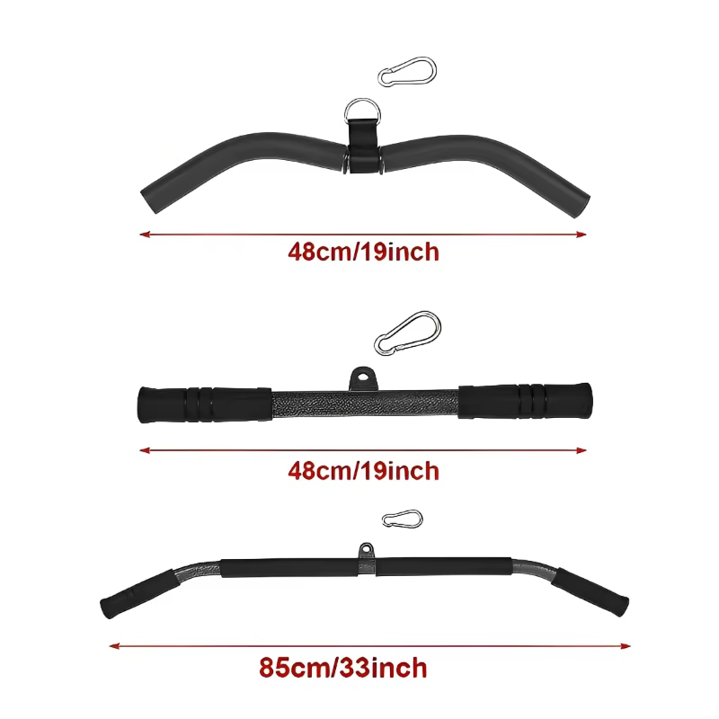 Fitness Lat tirer vers le bas barre presse Biceps force arrière poignée d'entraînement pour câble Machine fixation accessoires de gymnastique