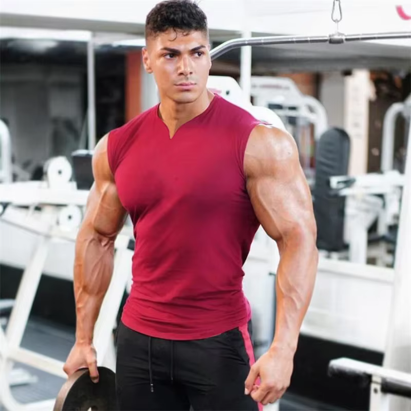 Débardeurs de musculation en coton pour hommes