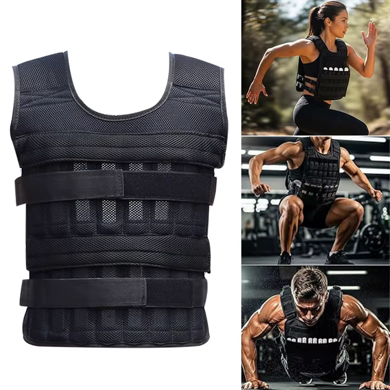 Gilet lesté réglable de 20 kg